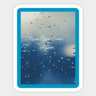 raindrops Sticker